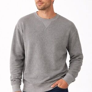 Tommy Hilfiger Men's Heather Gray Crewneck Sweater